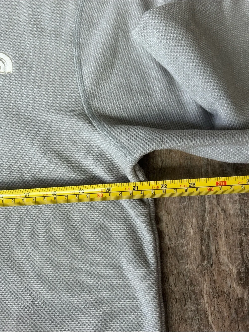 The North Face Textured Cap Rock Sweater Light Grey Men’s Size Large